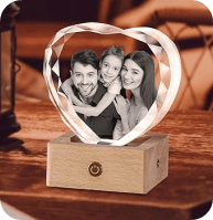 3D-Photo crystal gift