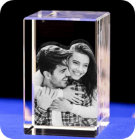 3D-Photo crystal gift