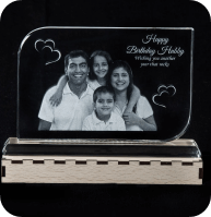 3D-Photo crystal gift