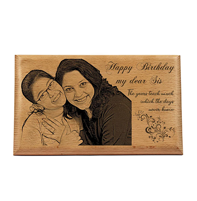 Personalized wooden gifts Birthday BWP 10x15 inch