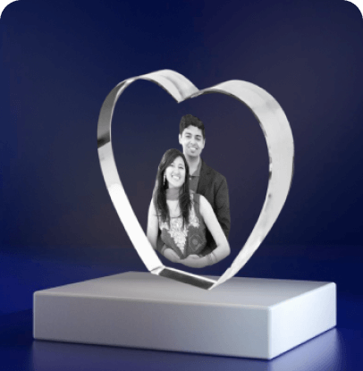 3D-Photo crystal gift