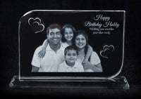 3D-Crystal Photo Gifts Anniversary Gift for Couple Special