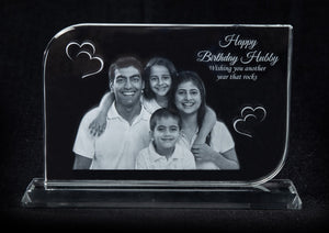 3D-Crystal Photo Gifts Anniversary Gift for Couple Special