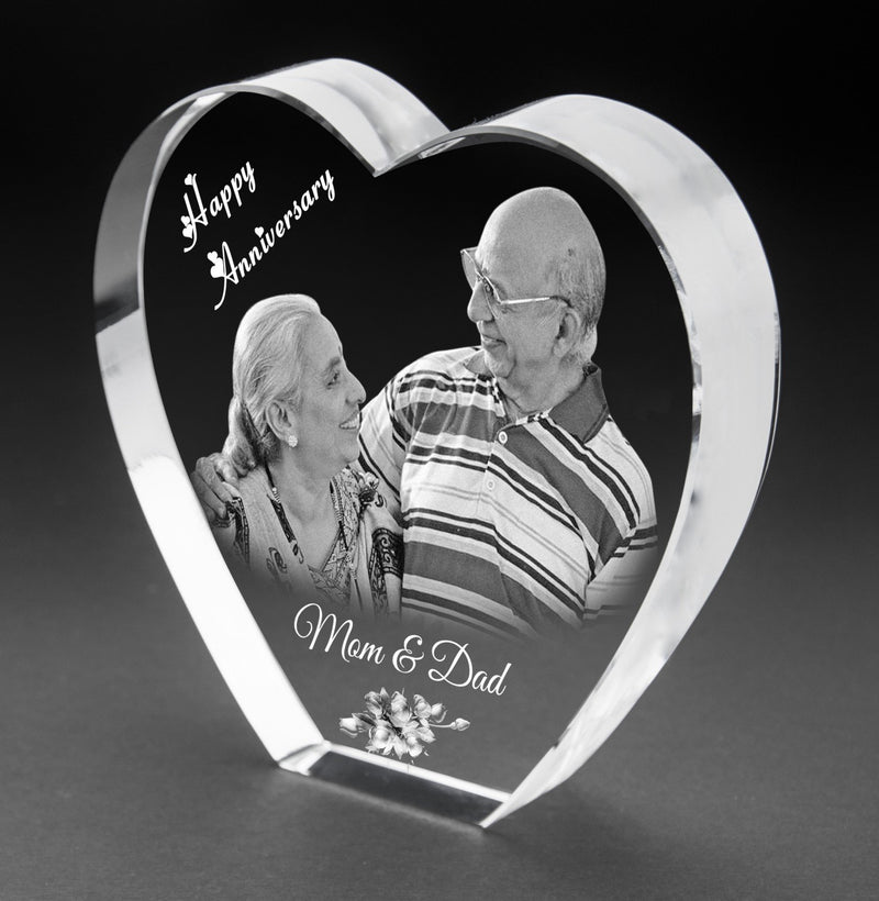 3D-Crystal Photo Gifts Anniversary 3Dhs112