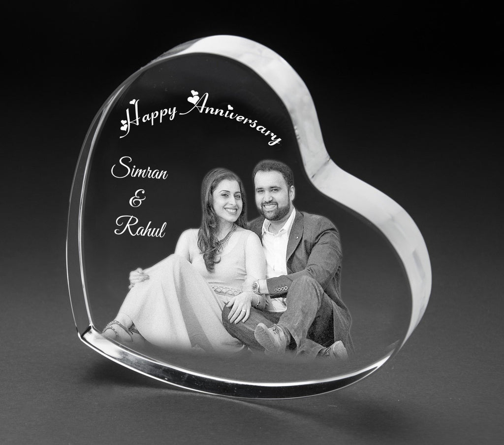 3D-Crystal Photo Gifts Online Anniversary 3DHT112