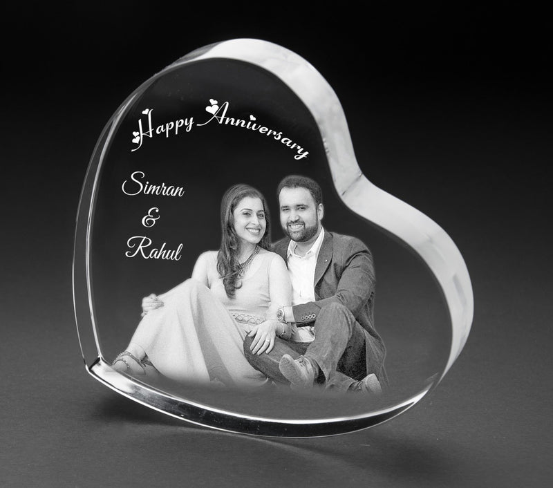 3D-Crystal Photo Gifts Online Anniversary 3DHT112