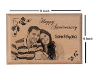 Personalized wooden gifts Anniversary BWP 9x6 inch